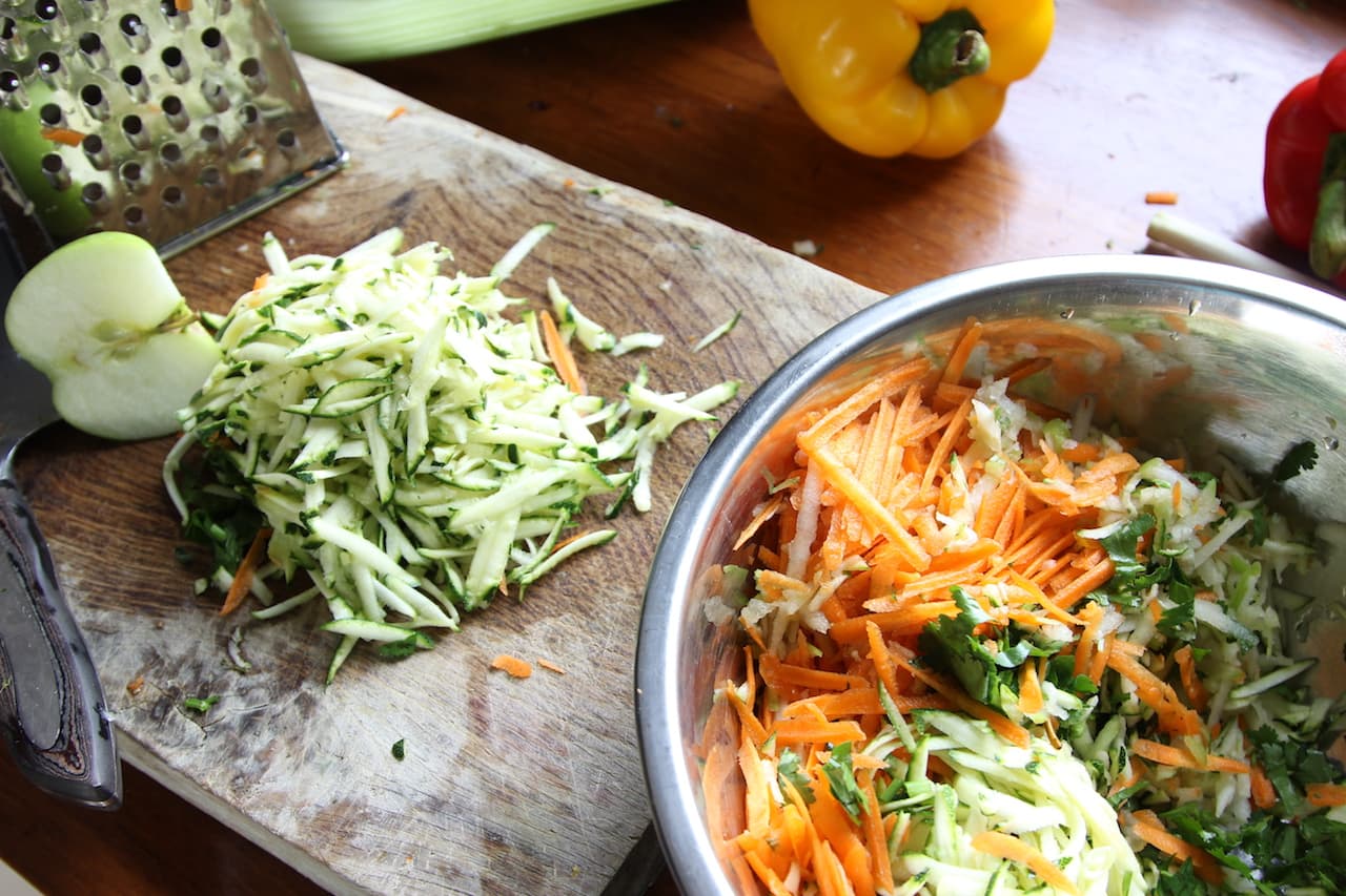 Halloumi Zucchini Carrot Cake — 5