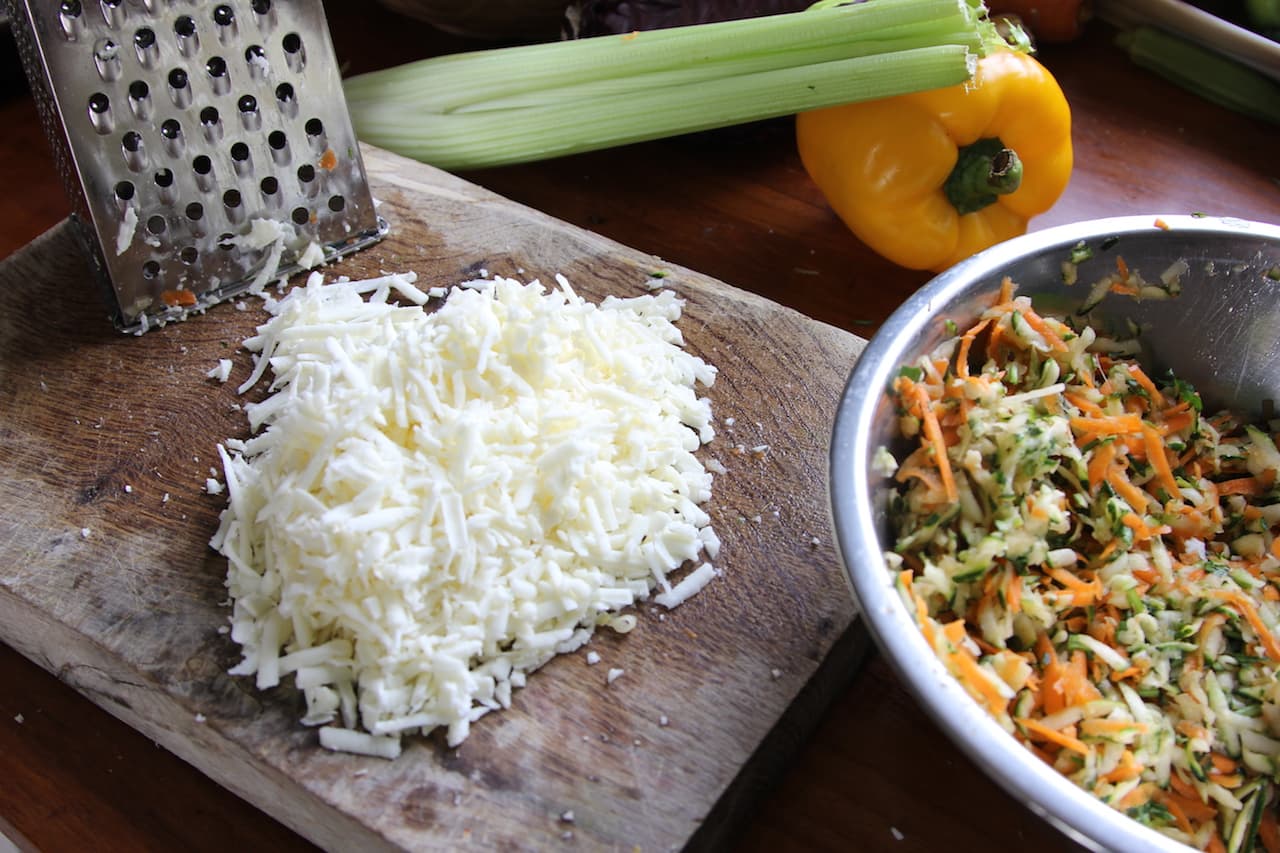 Halloumi Zucchini Carrot Cake — 7