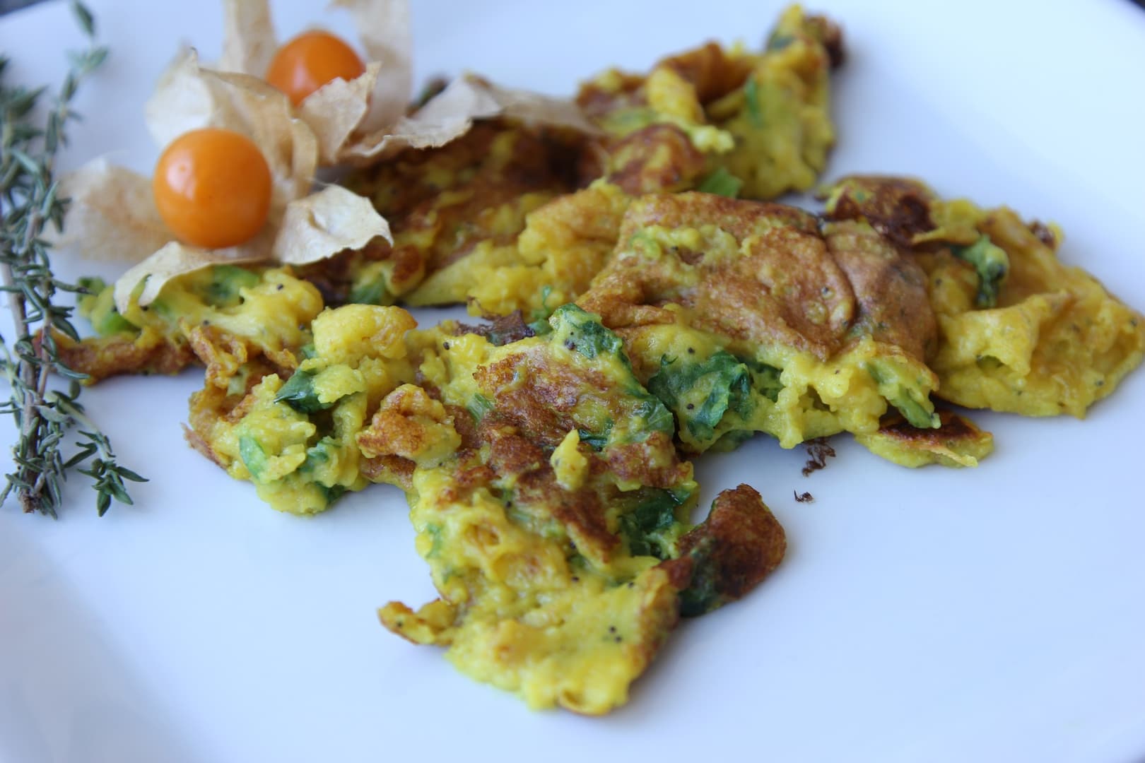 Eggless omelet 2