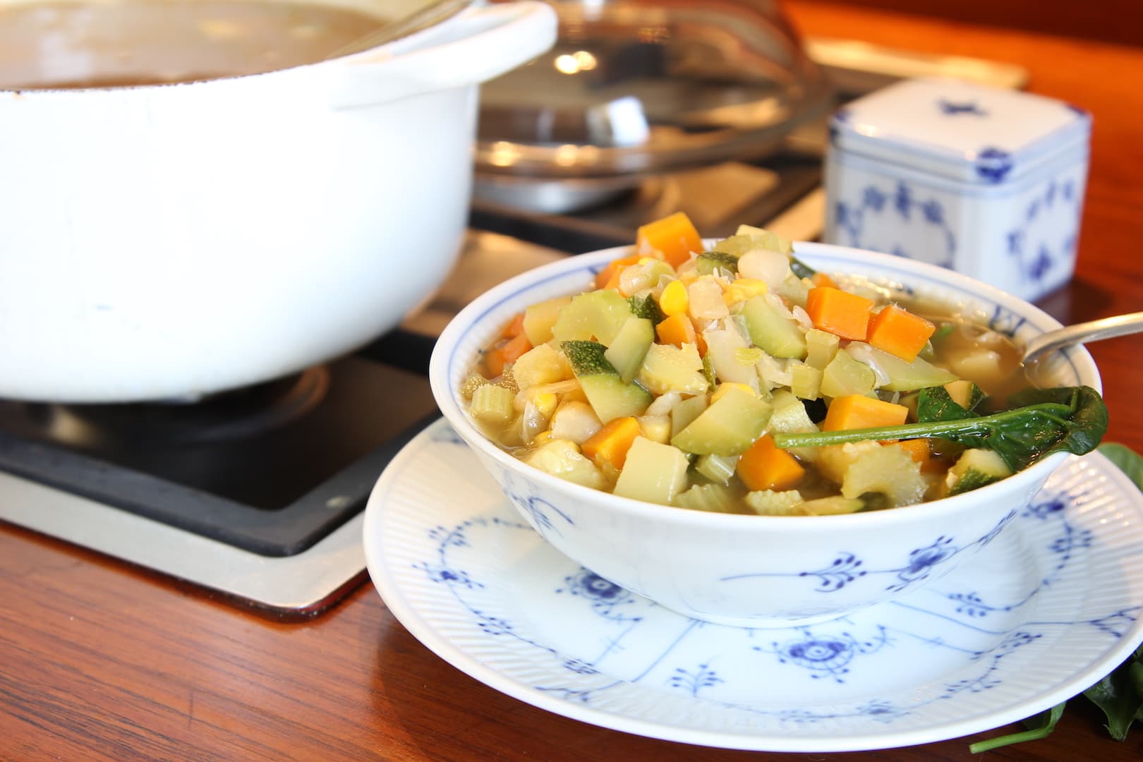 Mixed vegetable soup 16