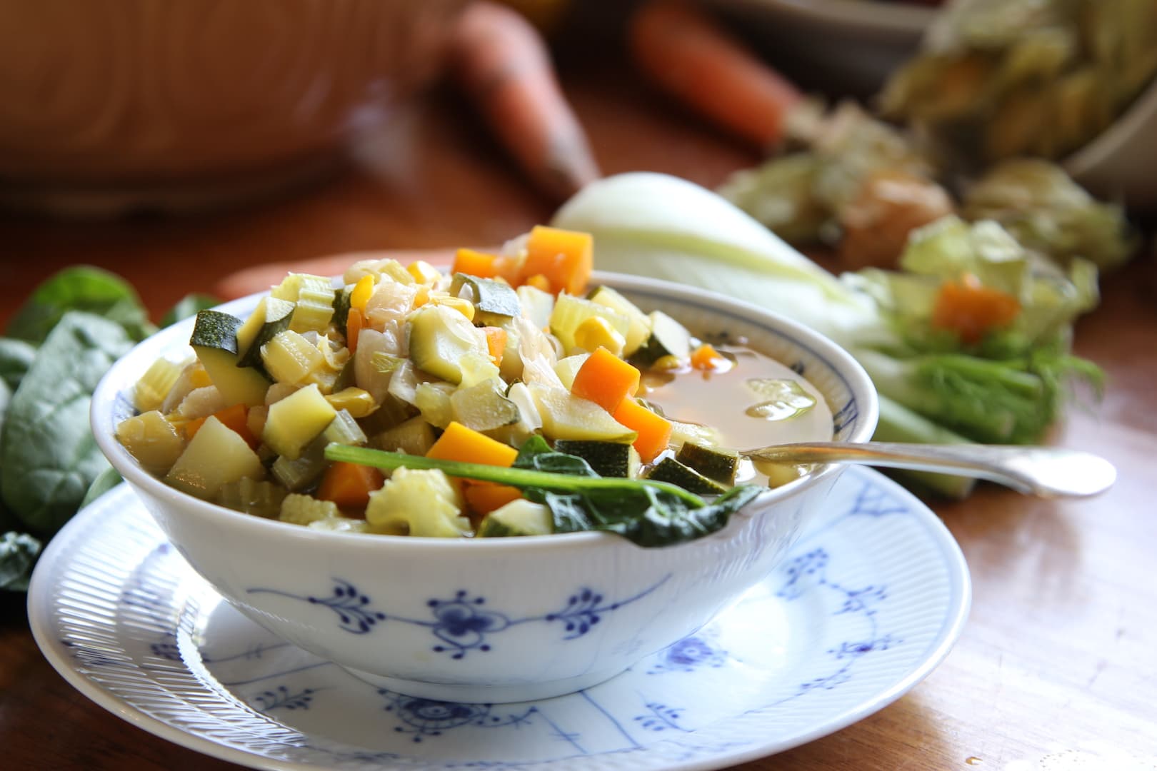 Mixed vegetable soup 22