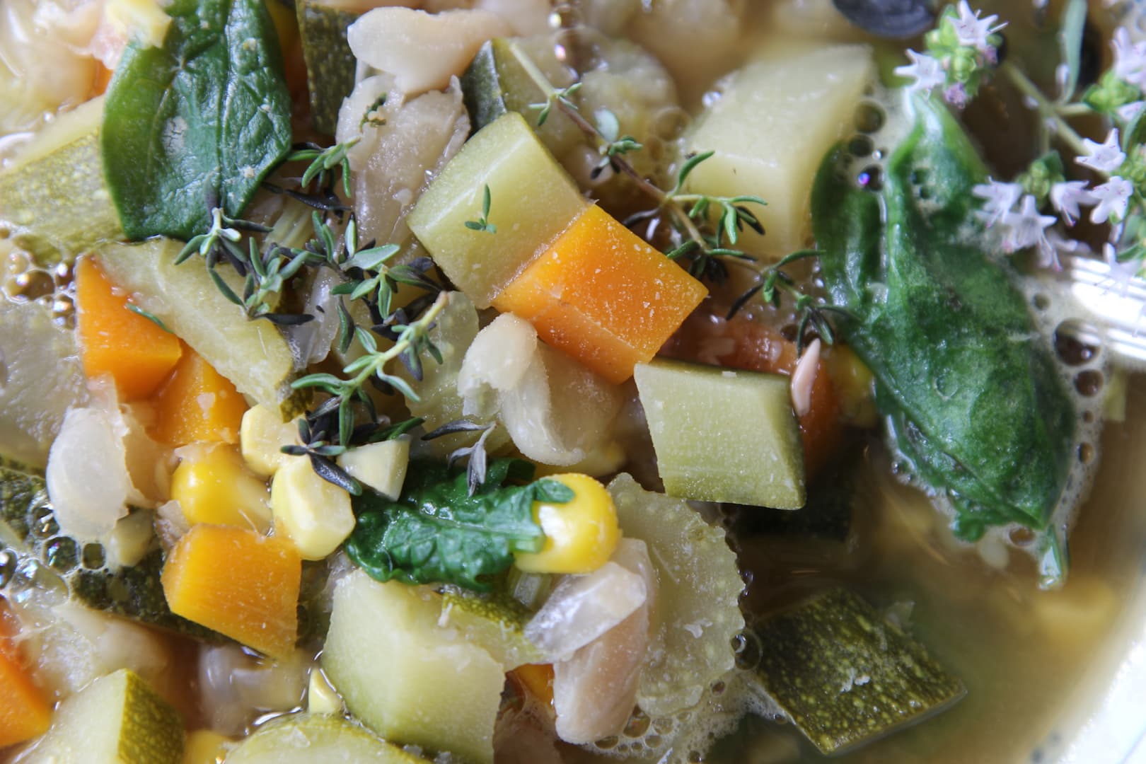 Mixed vegetable soup 28