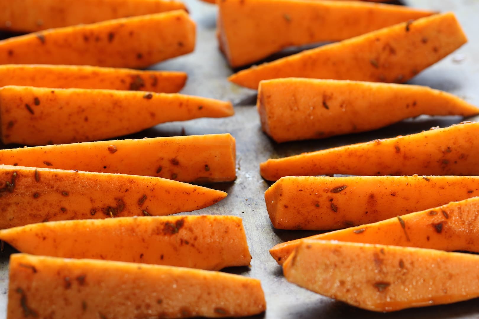 Sweet potato wedges 10