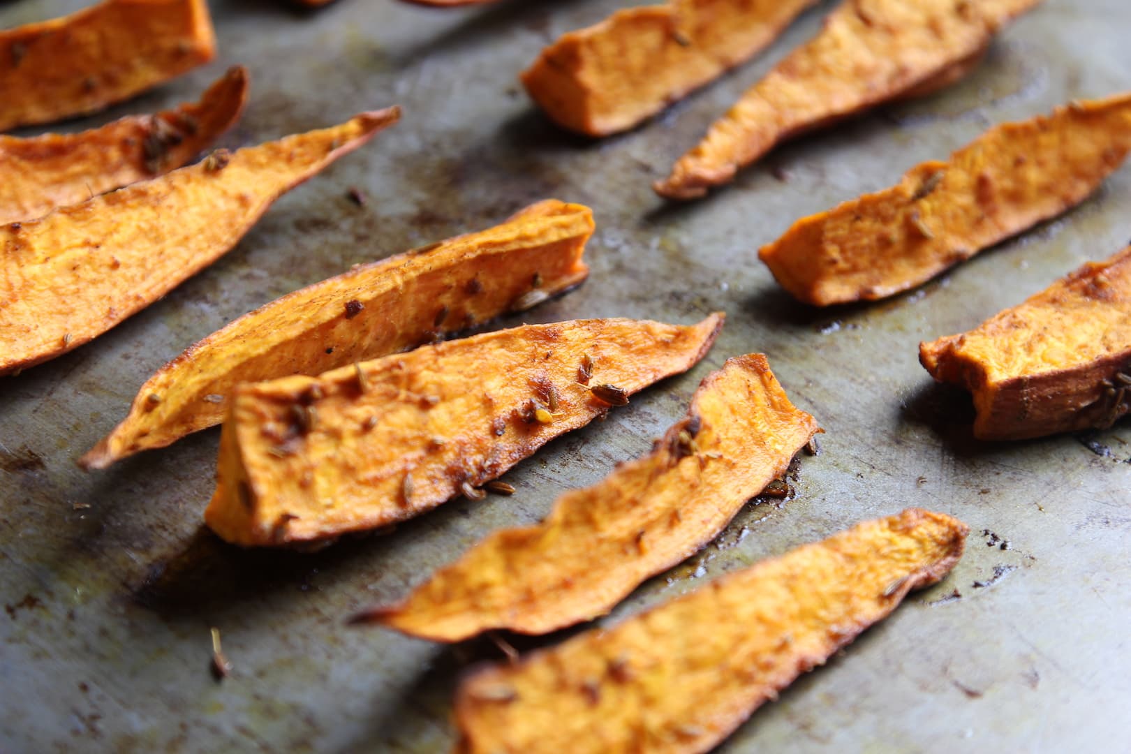 Sweet potato wedges 16