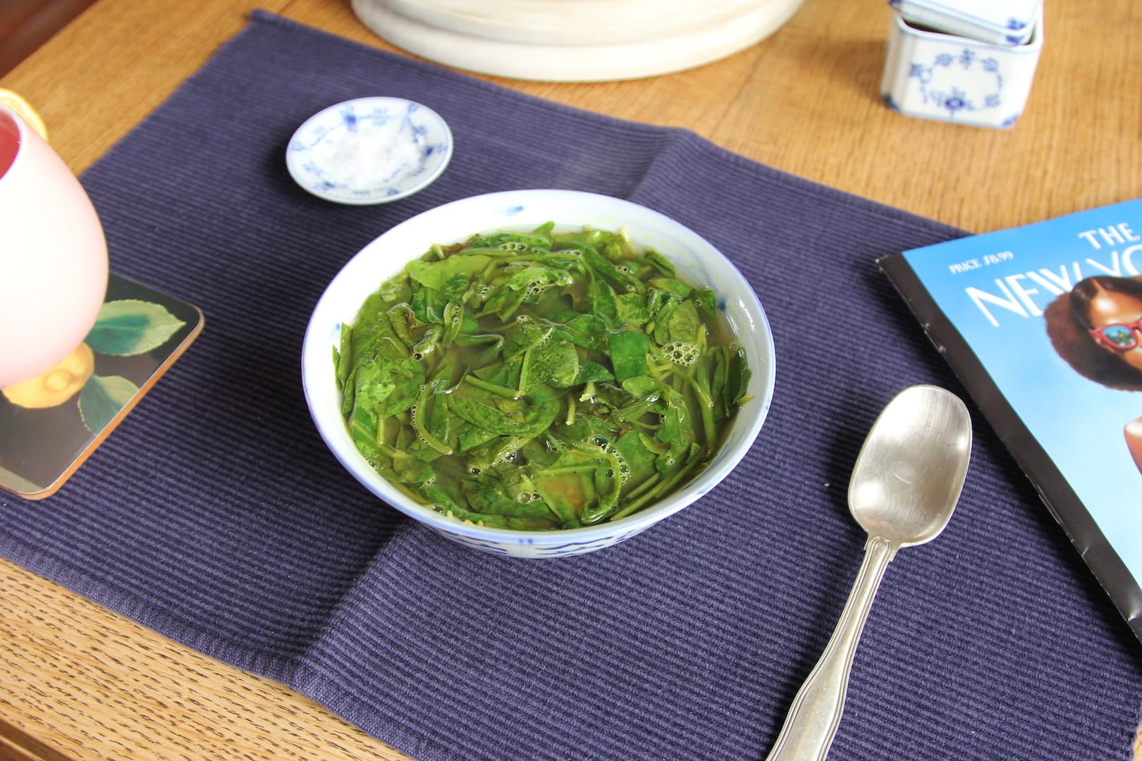 Tamrind Spinach soup 15