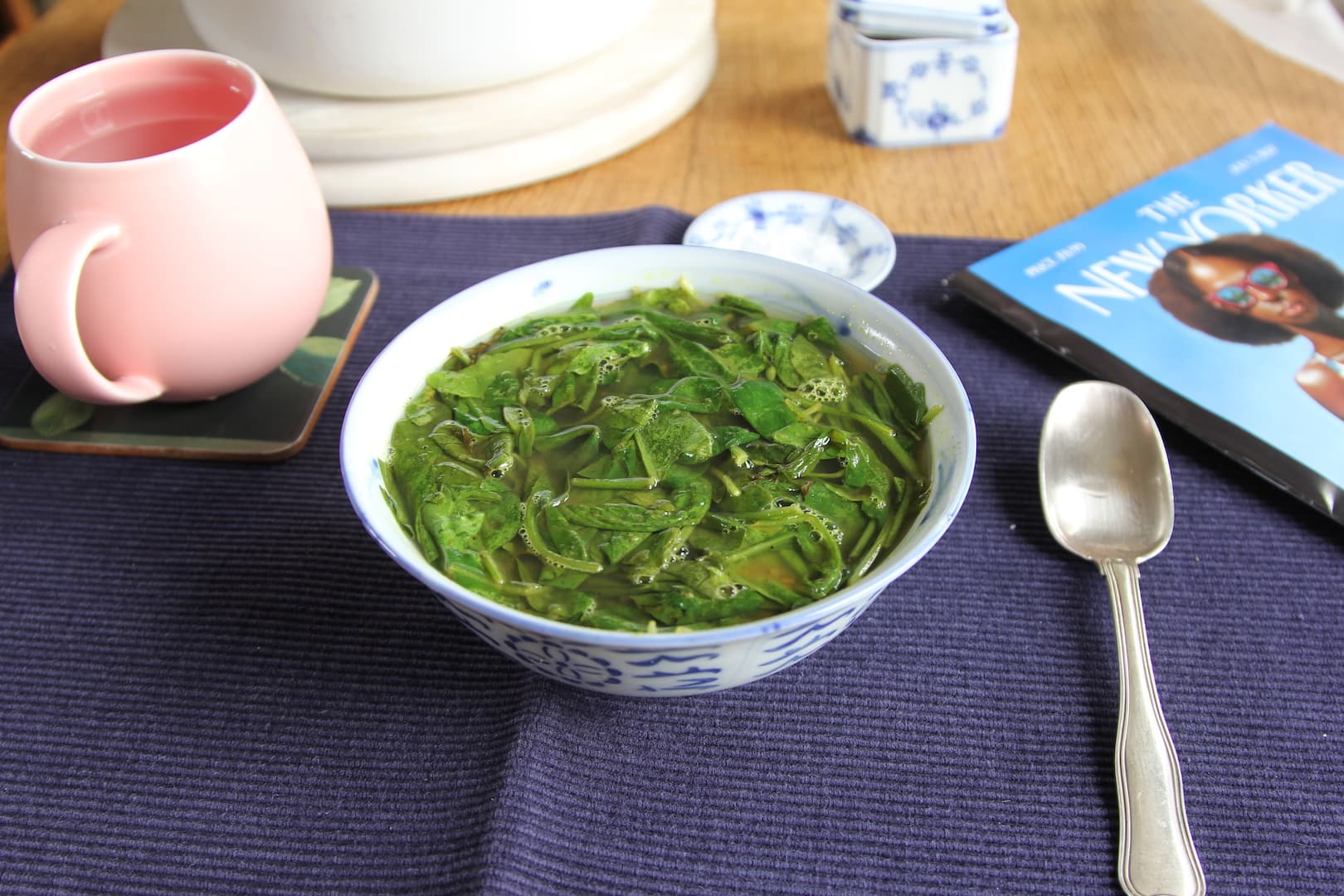 Tamrind Spinach soup 16