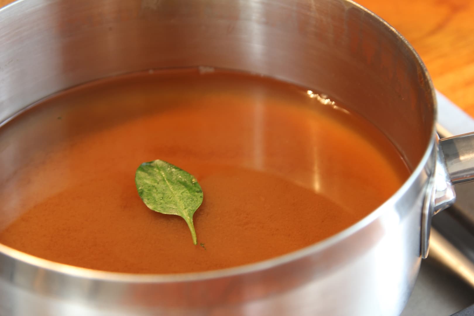 Tamrind Spinach soup 5