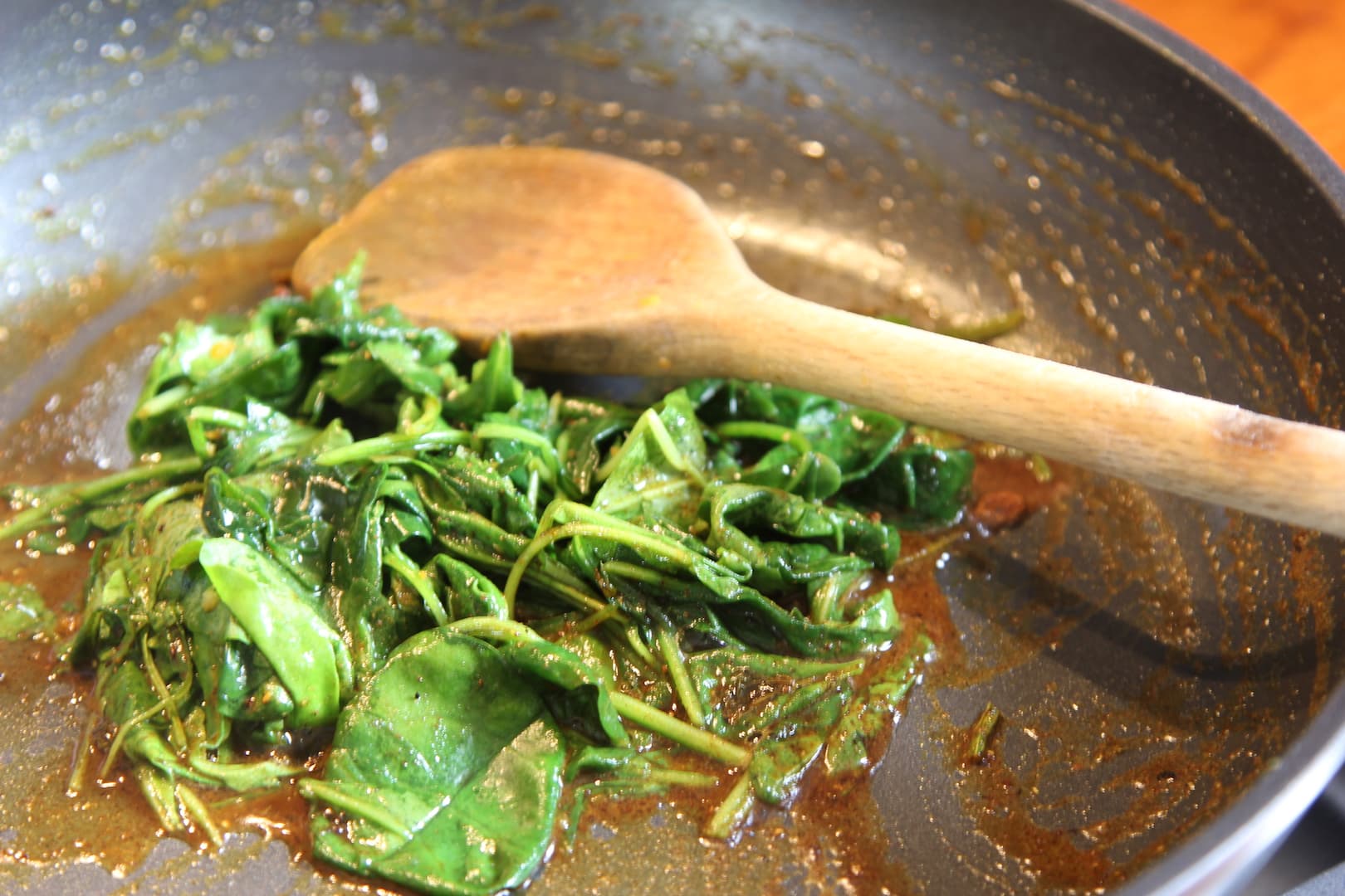 Tamrind Spinach soup 8