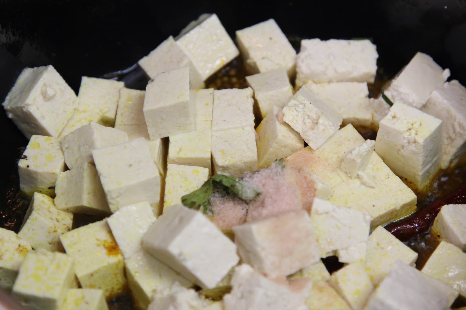 Tofu saute with spices 2