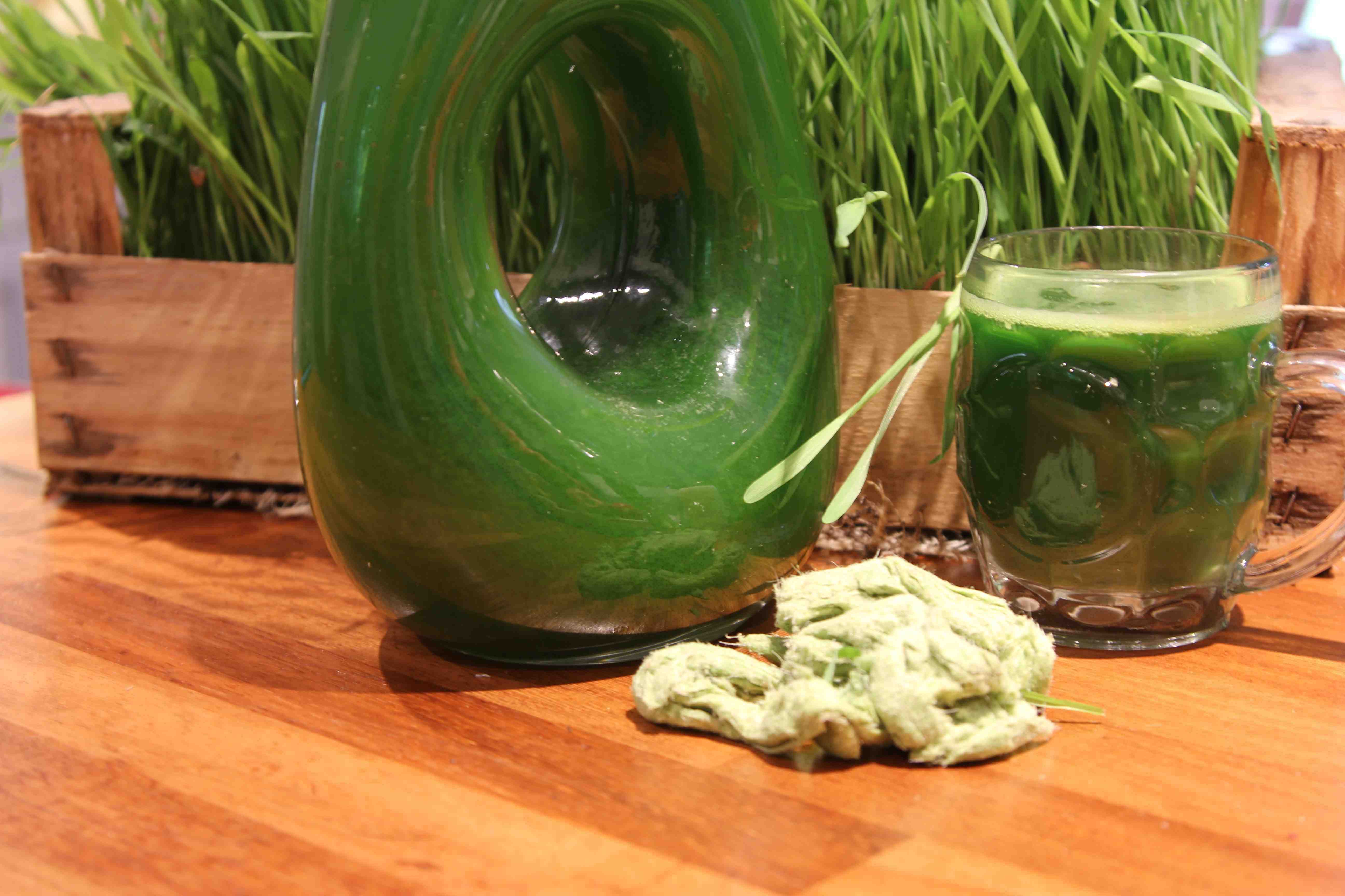 Wheat grass juice