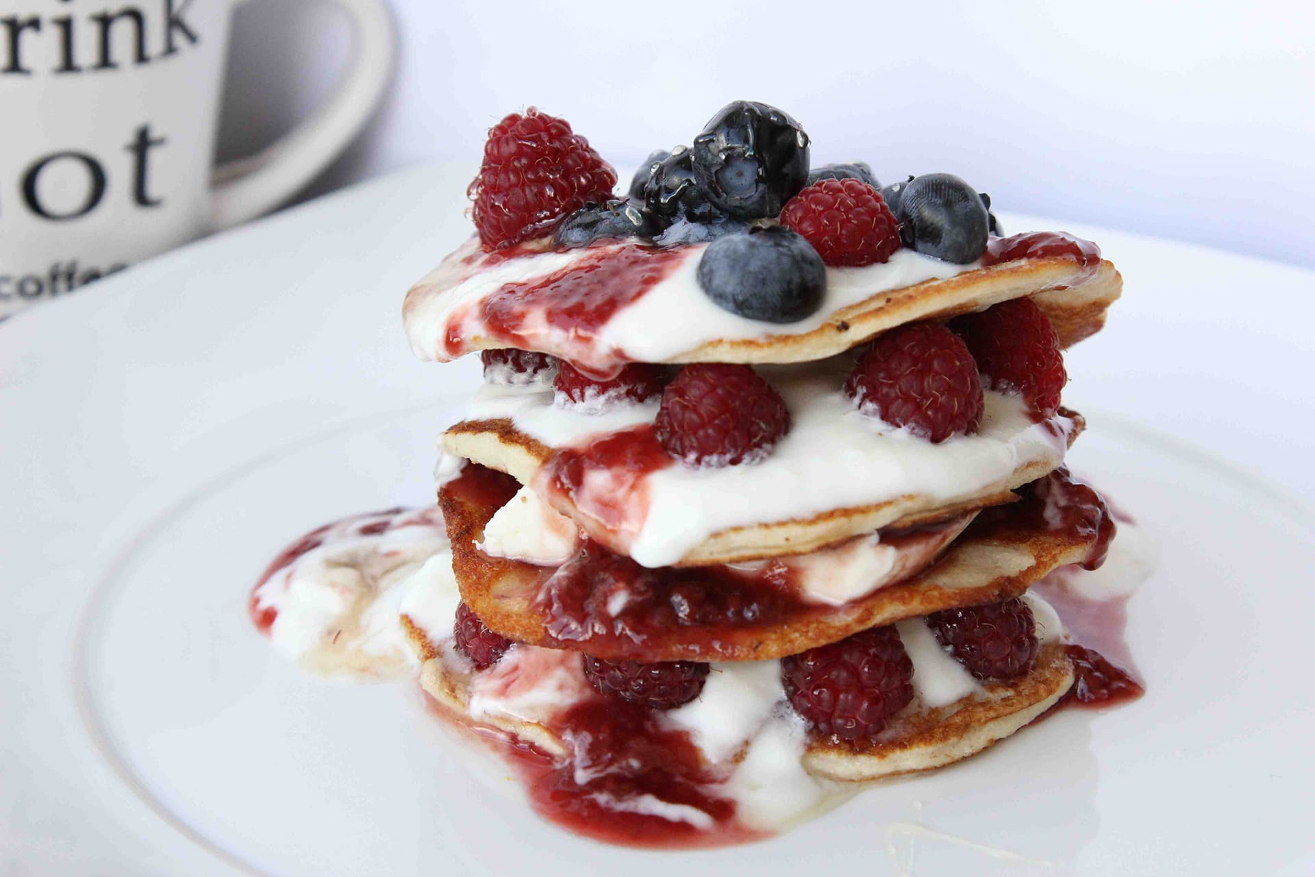 cherry berry tower rice pancake 3