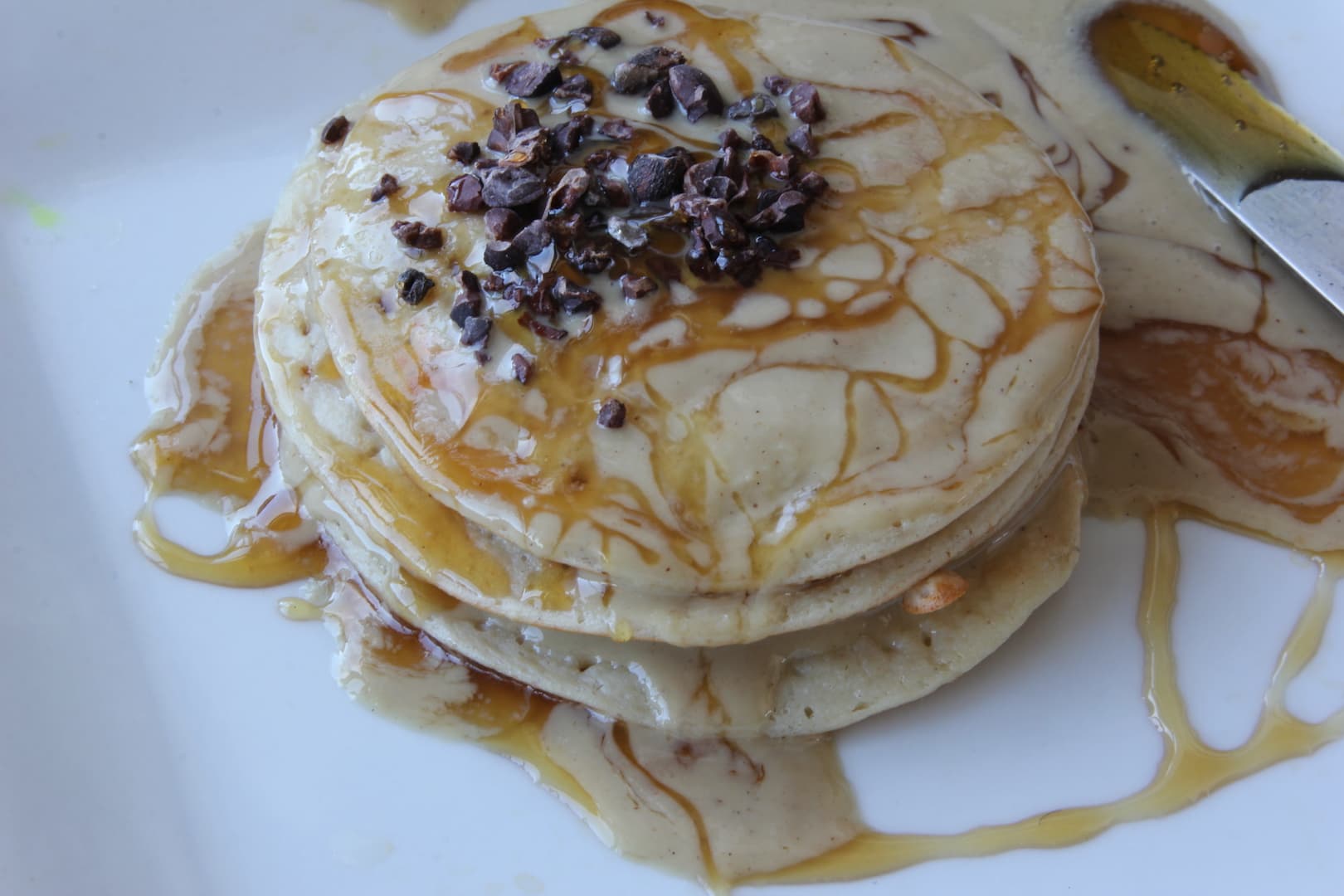 pancake with chocolate 