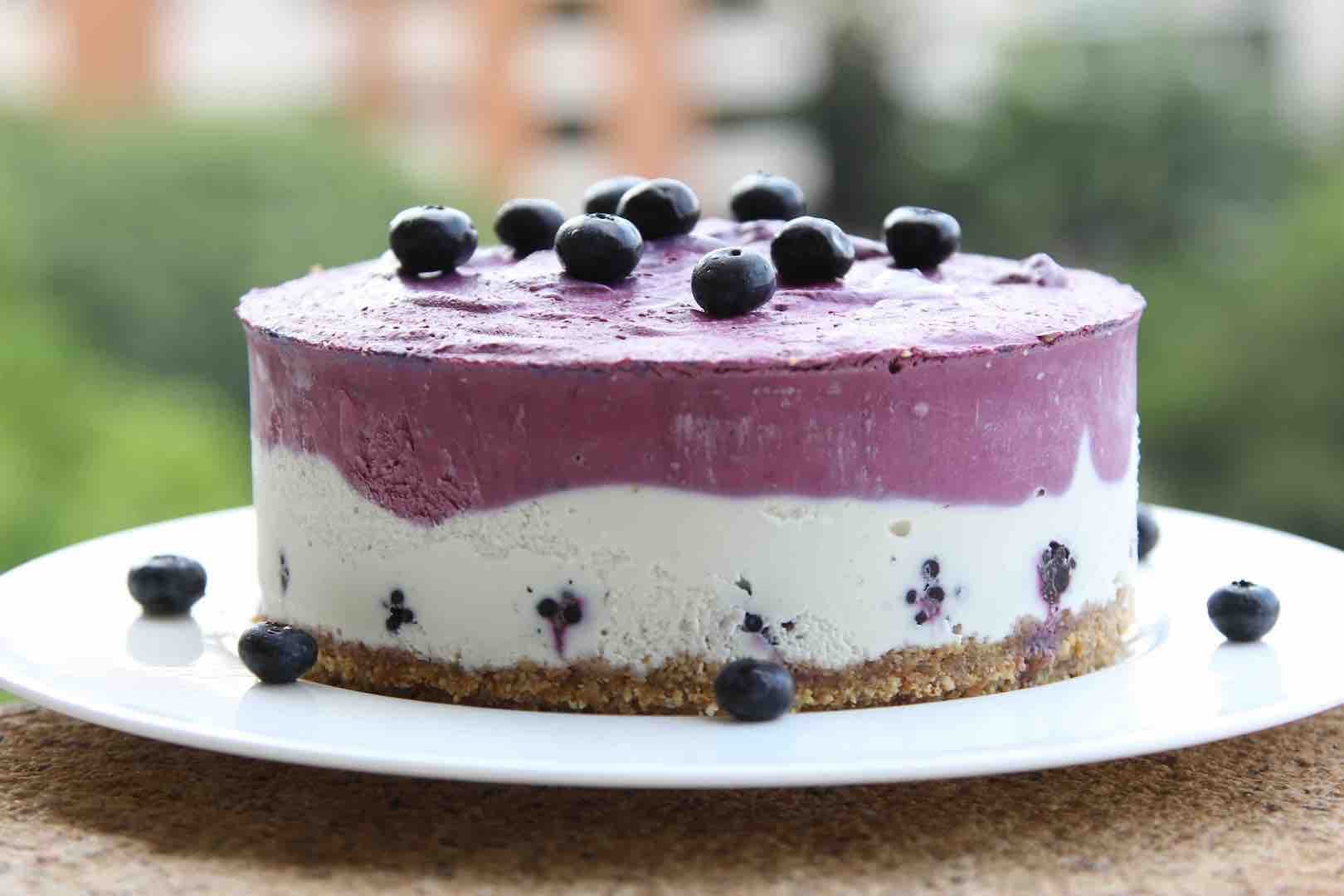 8. blackblueberry cheese cake